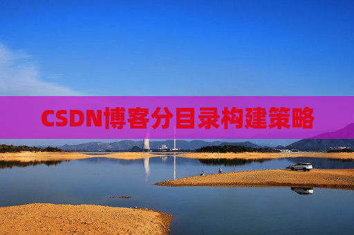 CSDN博客分目录构建策略